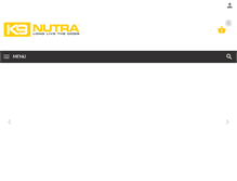 Tablet Screenshot of k9nutra.com